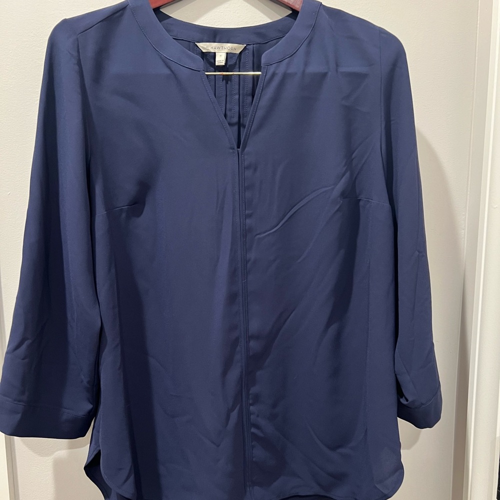 41Hawthorn Navy blouse